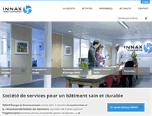 Tablet Screenshot of innax.fr